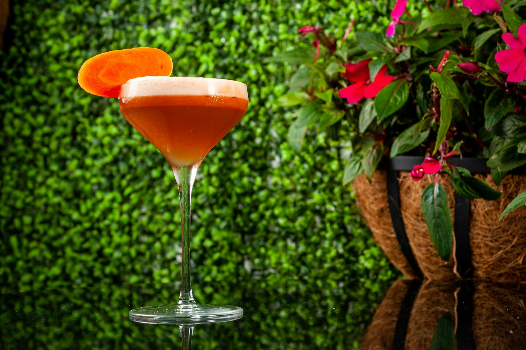 cocktail drink on a table